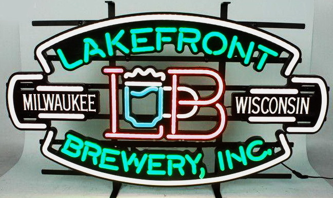 Lakefront Brewery Neon Sign